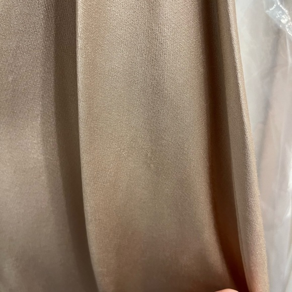 Elegant beige/brown Sleeveless Dress - Picture 7 of 7